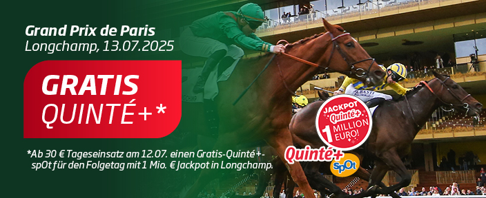Gratis Quinté+ Grand Prix de Paris Jackpot 12.7.2025 (Fun)
